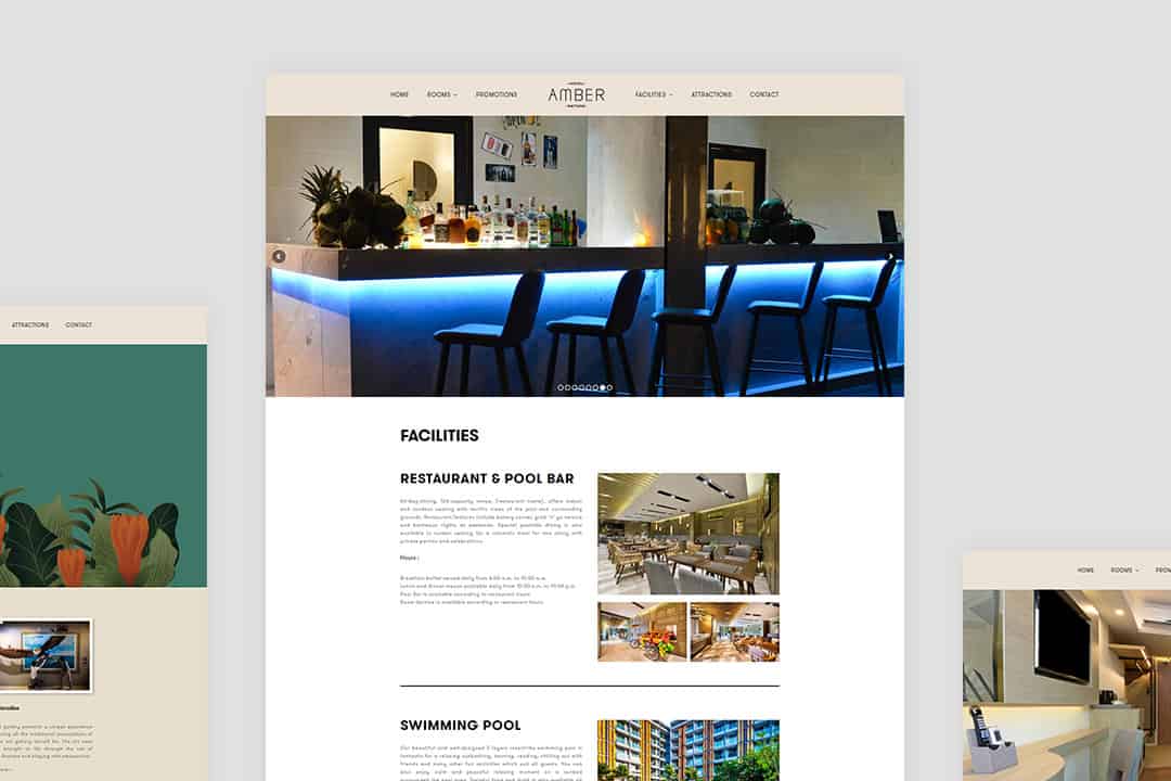Hotel Amber Pattaya - WordPress & Web design - Lexicon