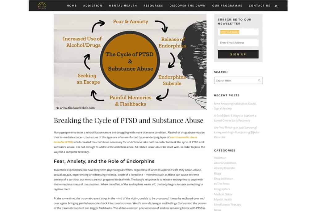 Breaking the Cycle of PTSD and Substance Abuse - Lexicon