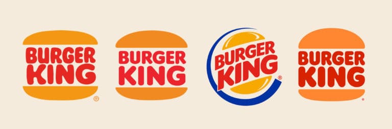 burger king logo evolution